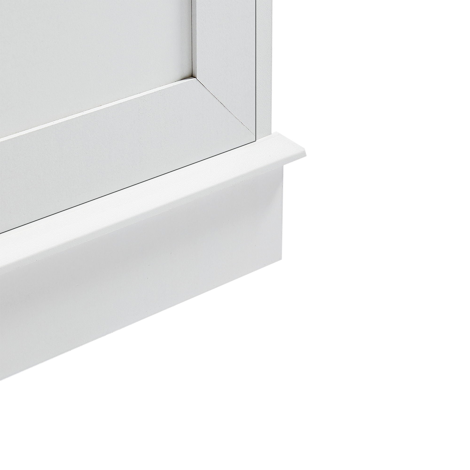Tall Freestanding Bathroom Storage Cabinet With Adjustable Shelves And Side Hooks Board, Rectangle Design