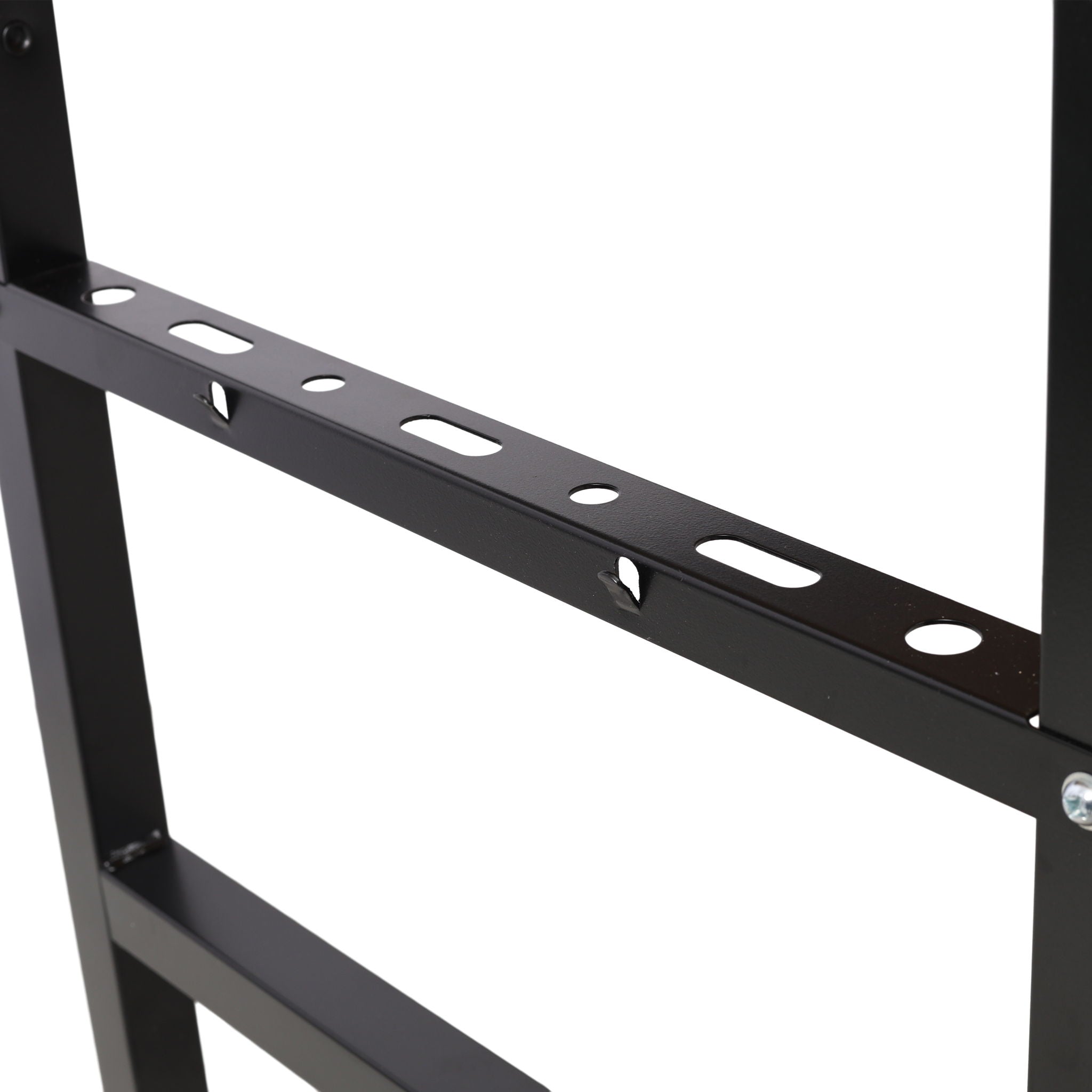 Portable Folding Work Table With Measuring Tape And Angle Finder Steel - Black