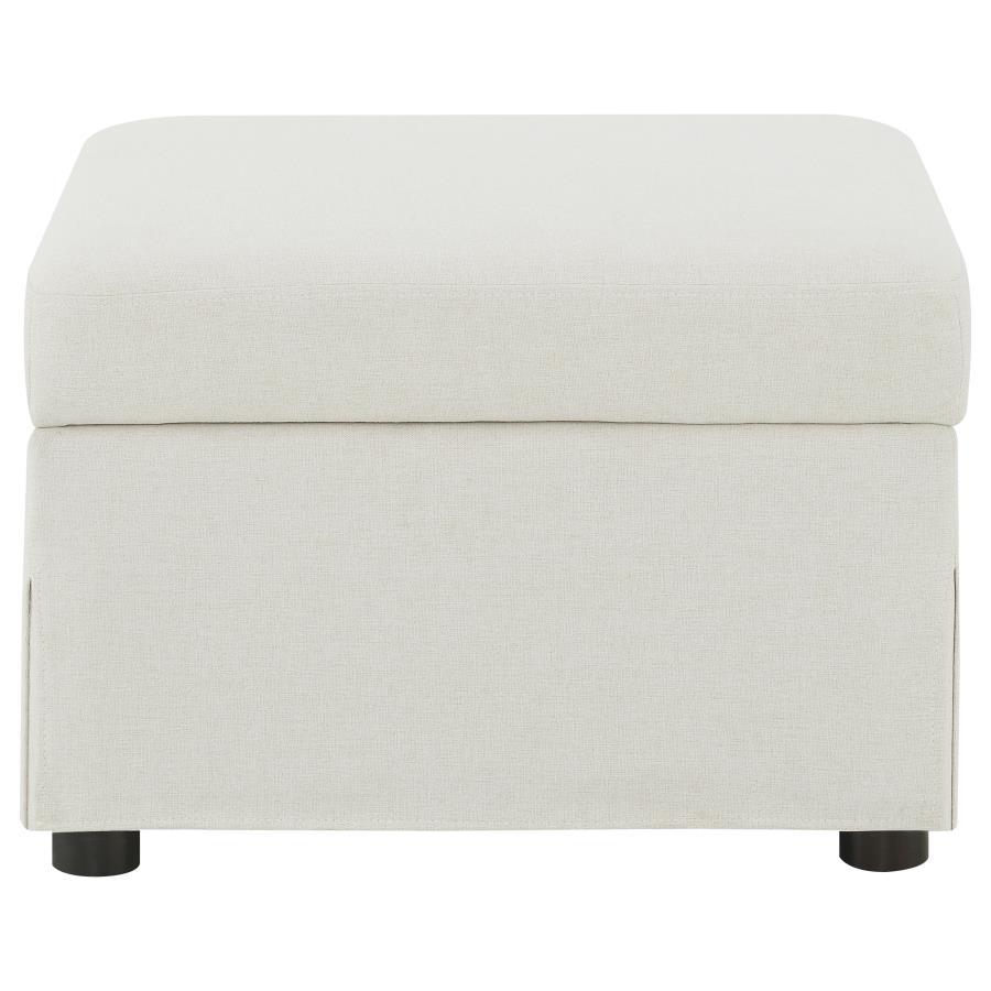 Winter - Upholstered Hydraulic Lift Top Storage Ottoman