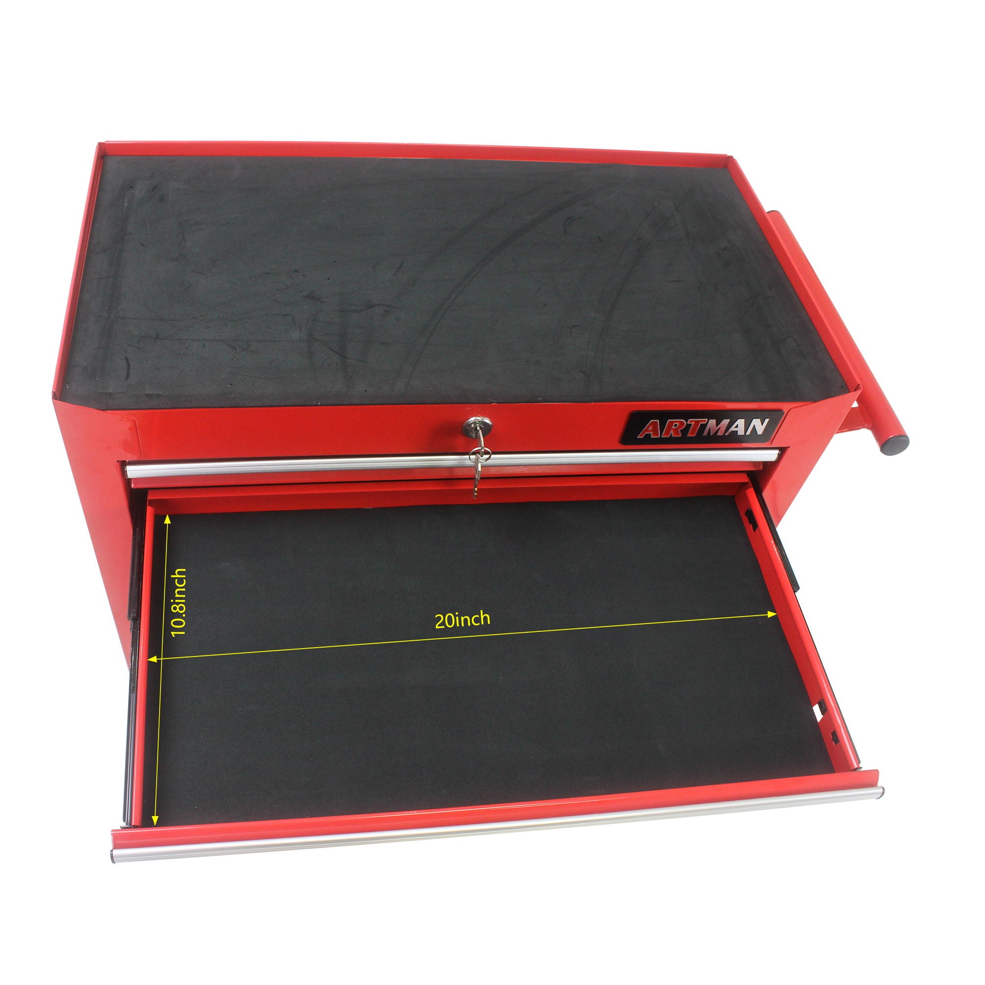 Multifunctional Tool Cart With Wheels And Drawers