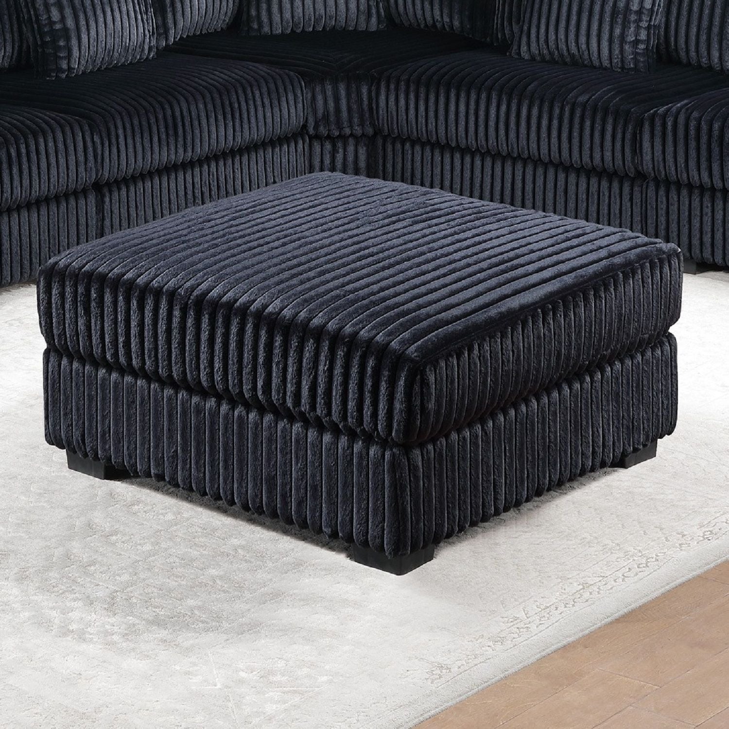 Contemporary Style Modular Sectional Sofa Set With USB, Cup Holder