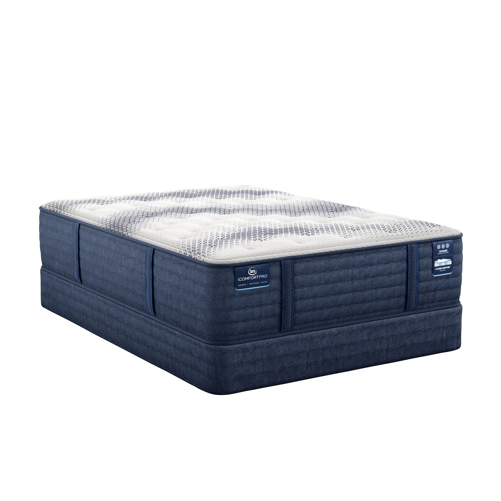 iComfortPro - 15" Canterbury Latex Foam Plush Mattress