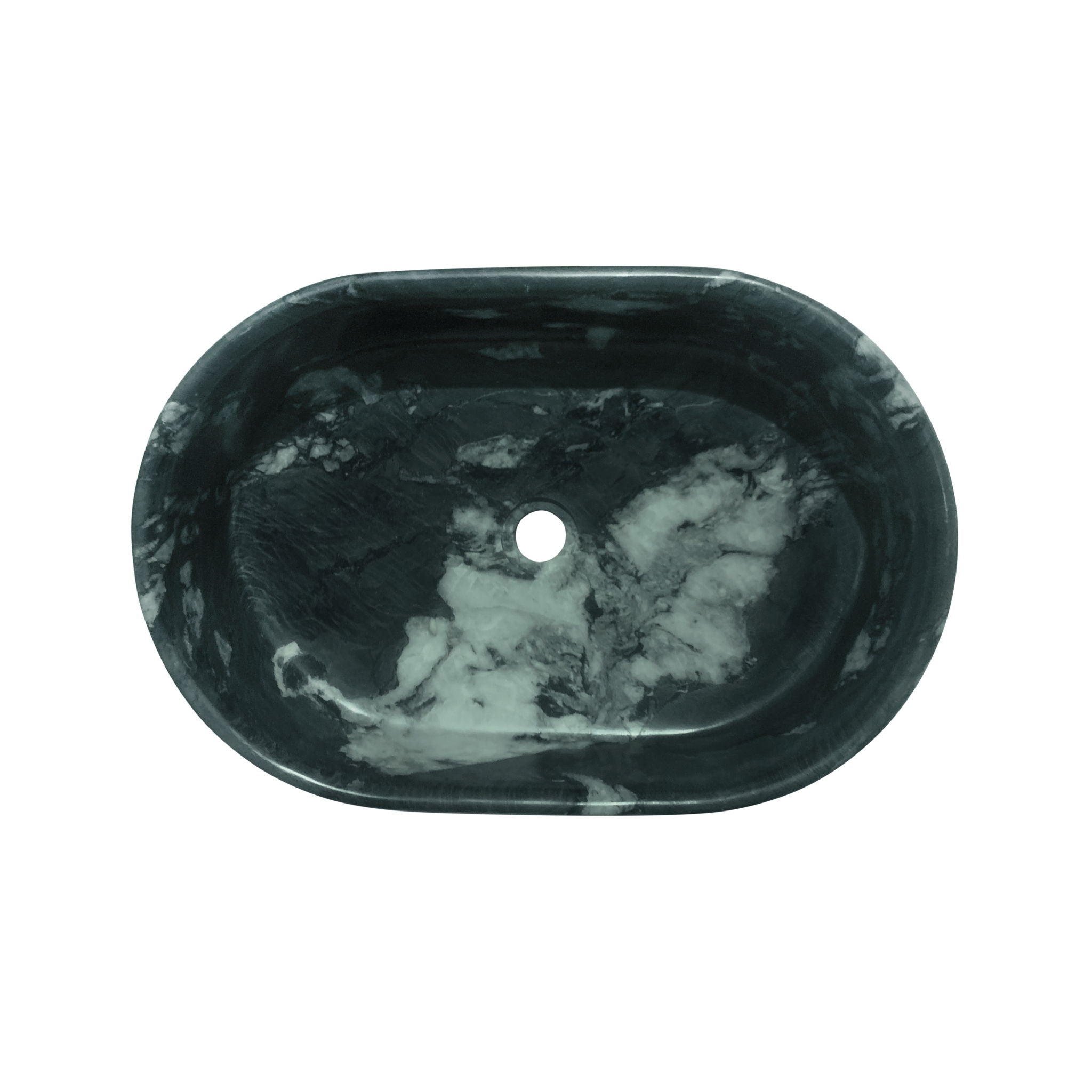 Bathroom Vessel Sink, Semi Polished Surface