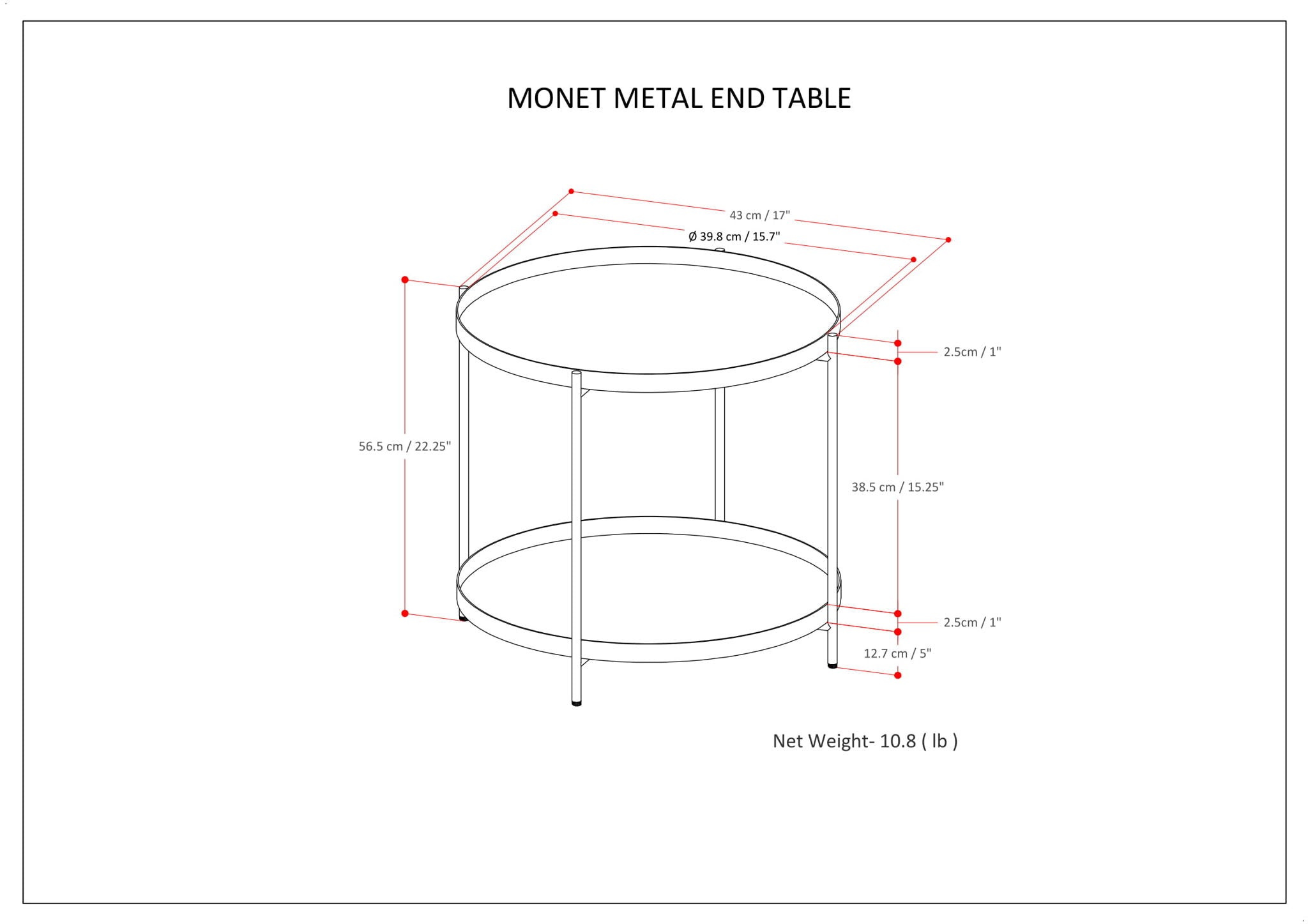 Monet - Handcrafted Table
