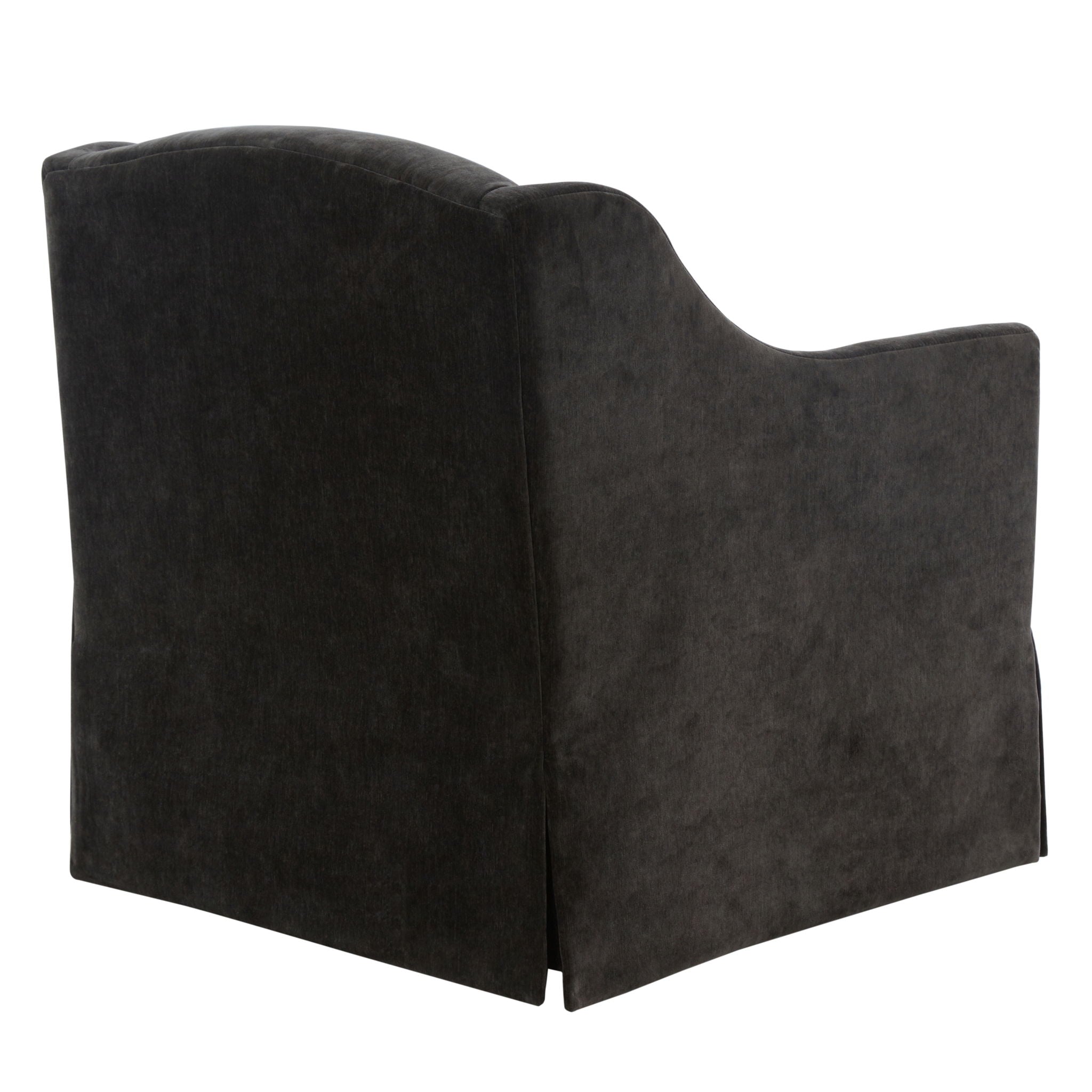 Luisa - Skirted Swivel Accent Chair