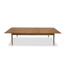 Modrest Dallas - Mid-Century Modern Brown Oak Extendable Dining Table