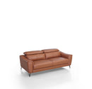 Divani Casa Danis - Modern Cognac Leather Brown Sofa