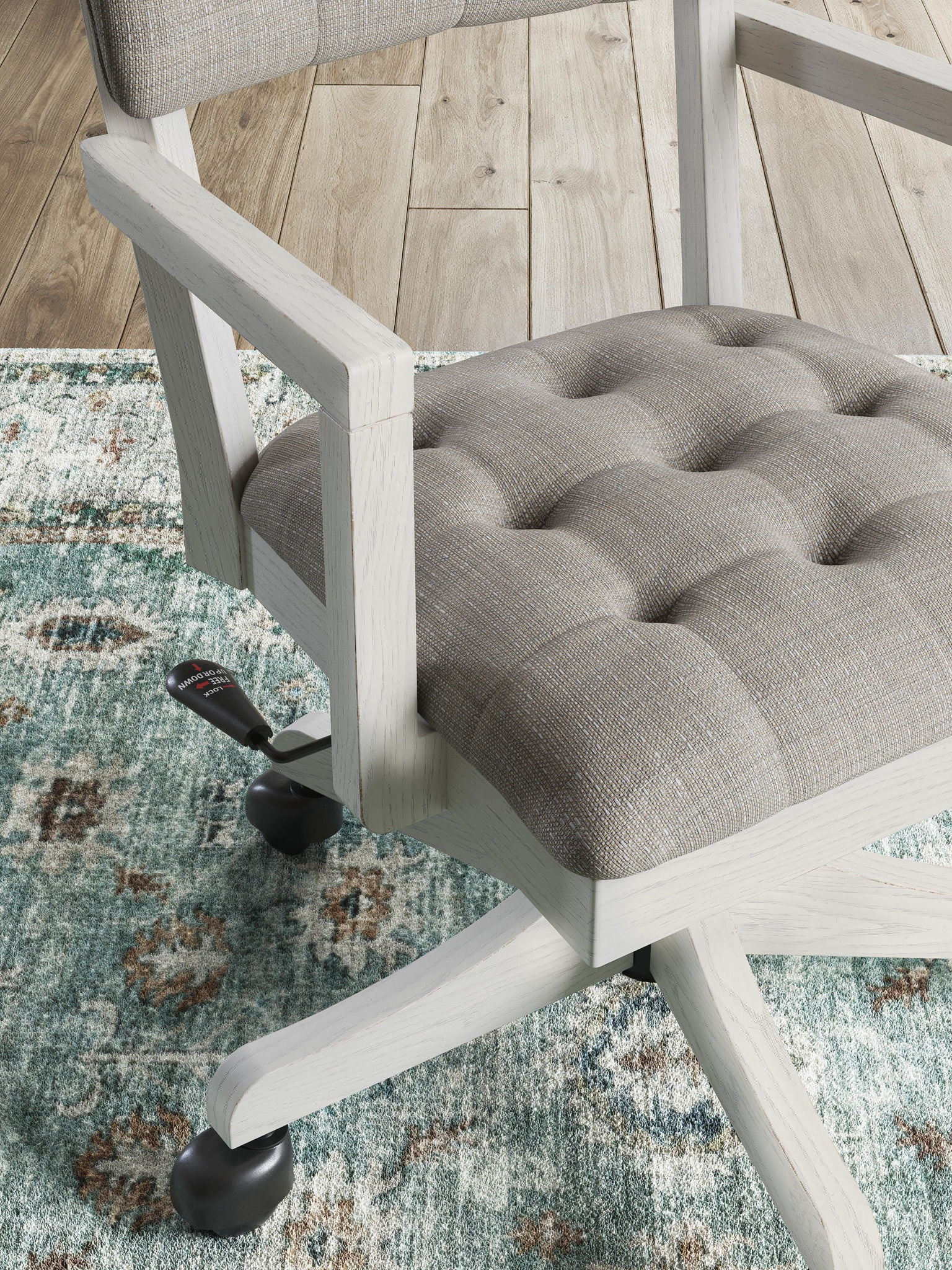Robbinsdale - Home Office Desk Chair - Antique White