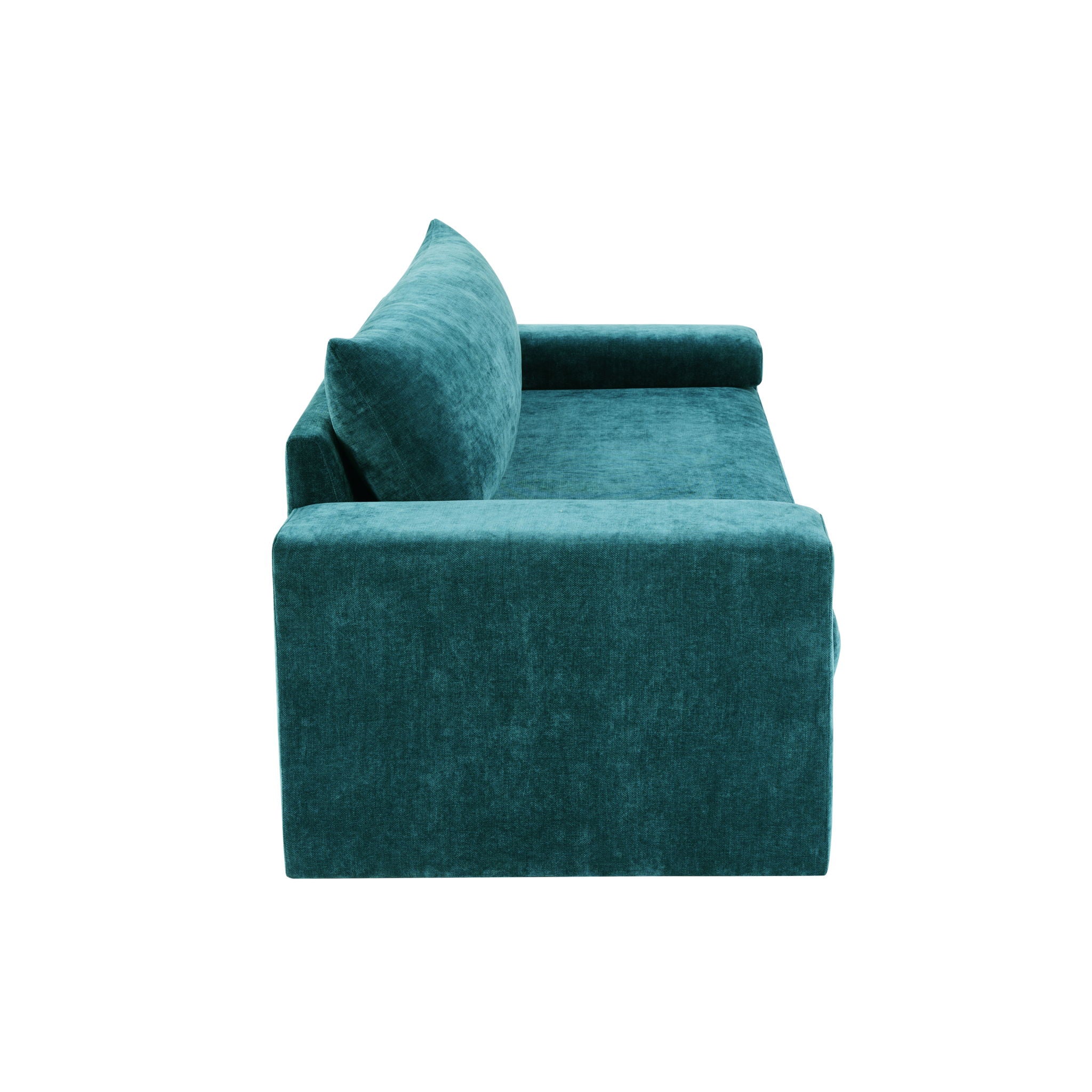 Upholstered 3 Seater Sofa With Wide Armrests