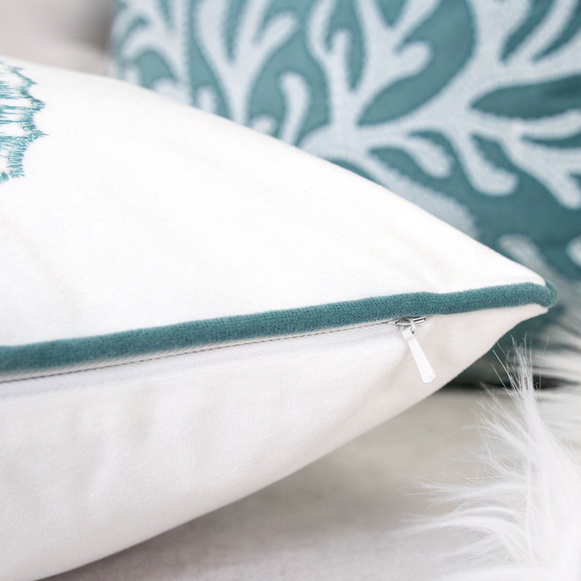 Seahorses Pillow Cover With Matching Back