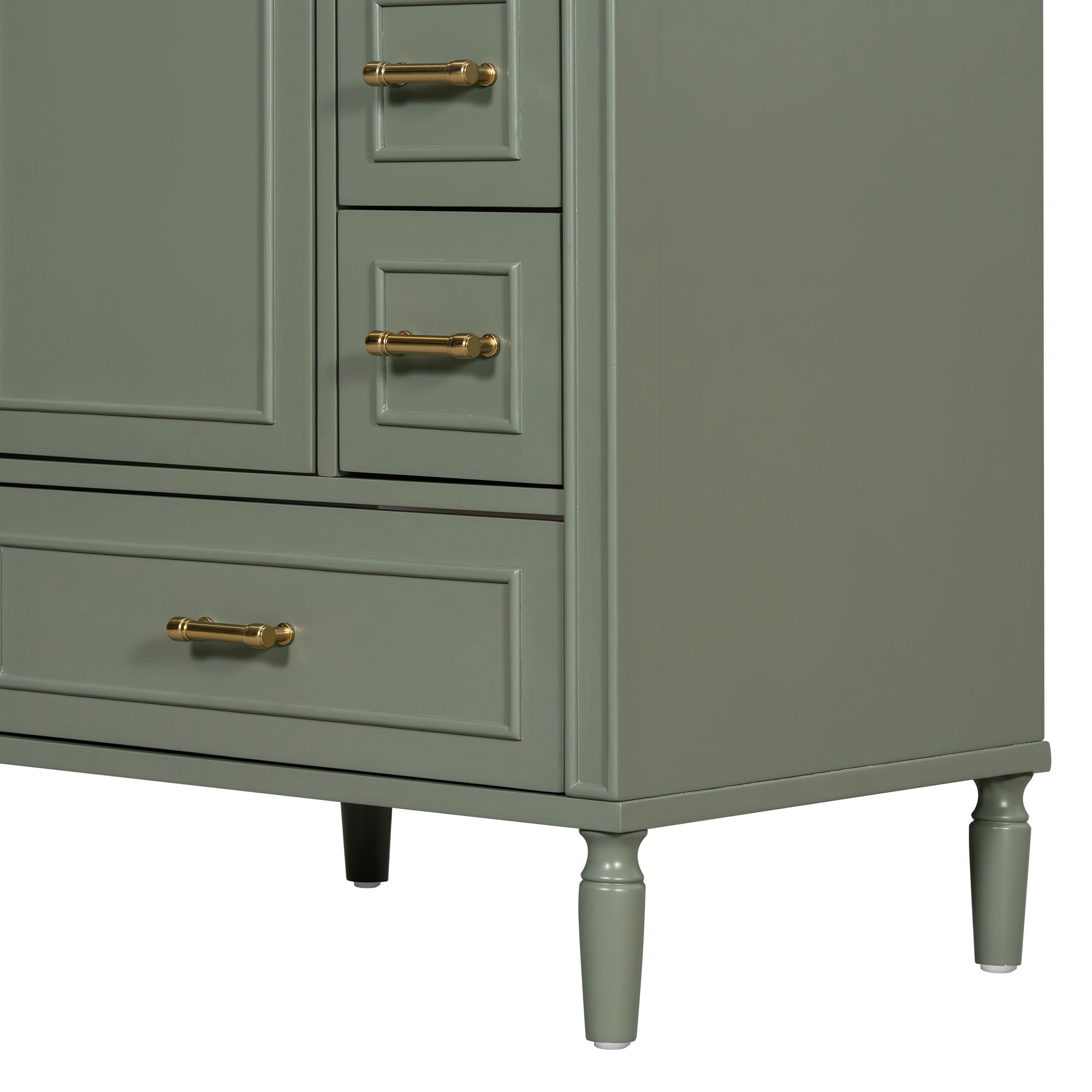 Traditional Bathroom Vanity Set With Soft Close Doors