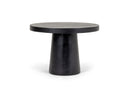 Modrest Desoto - Modern Black Concrete Round Dining Table
