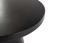 Modrest Desoto - Modern Black Concrete Round Dining Table