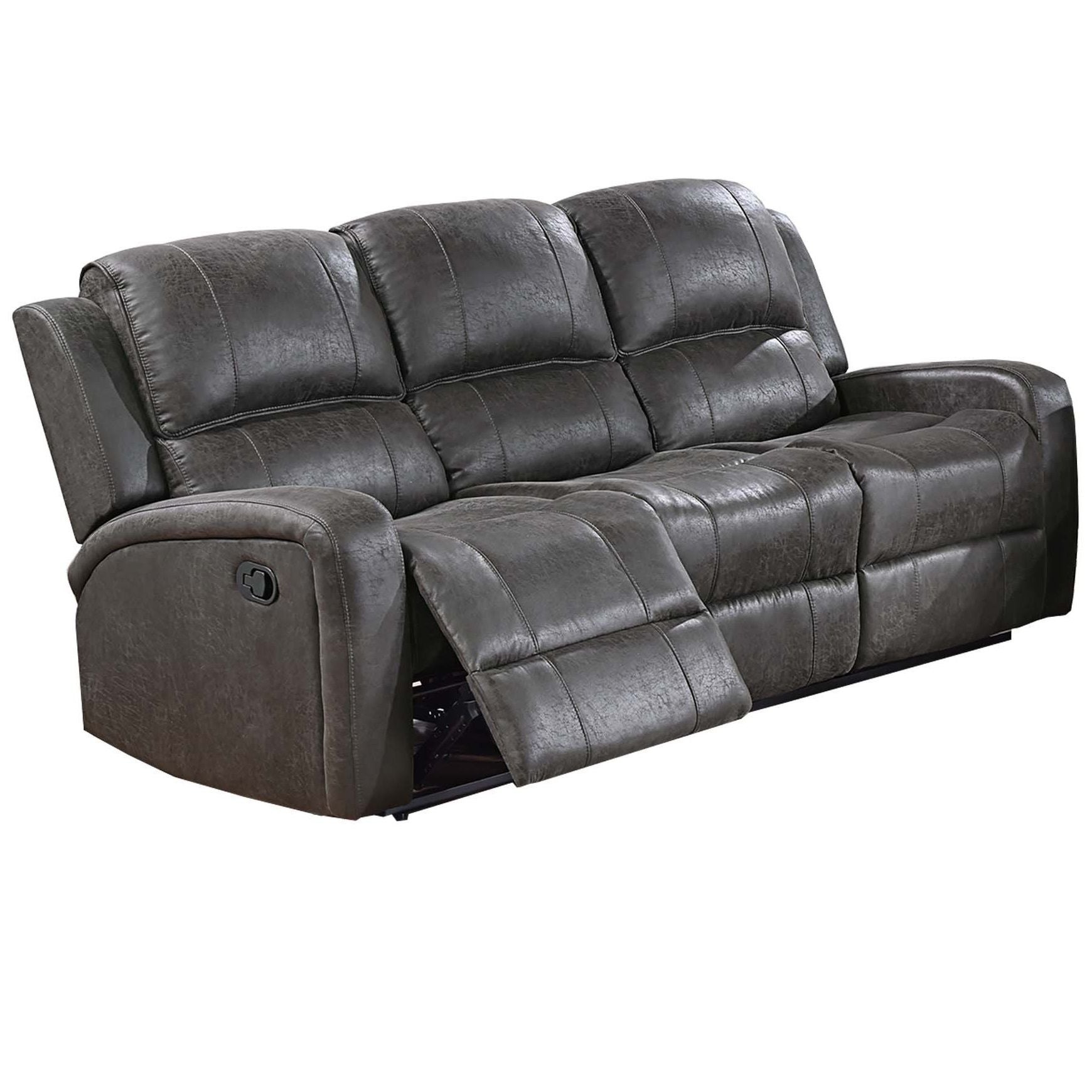 Modern Living Room Set With Square Armrest, Cushion Backrest