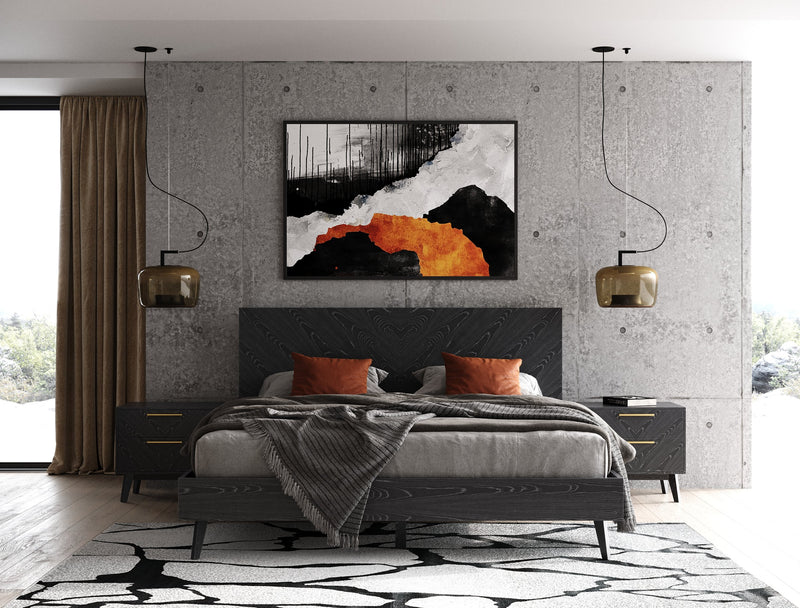 Modrest Diana - Queen Modern Grey Ash Bed