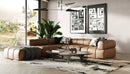 Divani Casa Everest - Modern Brown Leather Modular Sectional Sofa