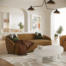Divani Casa Norris - Modern Mustard Fabric Sofa