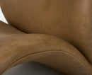 Modrest Donovan - Modern Brown Leather Accent Chair
