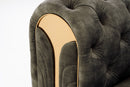 Divani Casa Dosie - Transitional Grey Velvet Chair