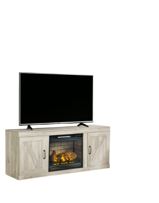 EW0331-268 - TV Stand w/Fireplace 60"L