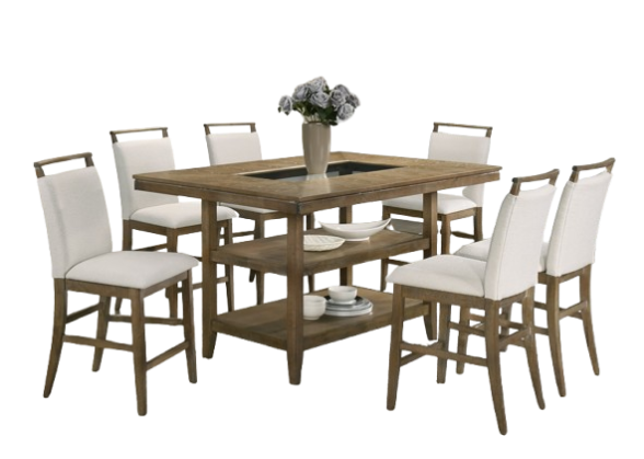 Tommy20 - Counter Height Table & 6 Chairs Set