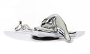 SZ0228 Modern Silver Napping Lady Sculpture