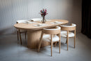 Modrest Milan Modern Natural Oak Dining Table With Extension