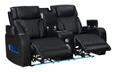 DUBAI 3PC Black Power Reclining Set – FREE Rug or TV Included!