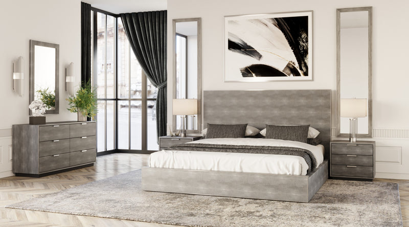 Modrest Dynasty - Modern Shagreen Bed