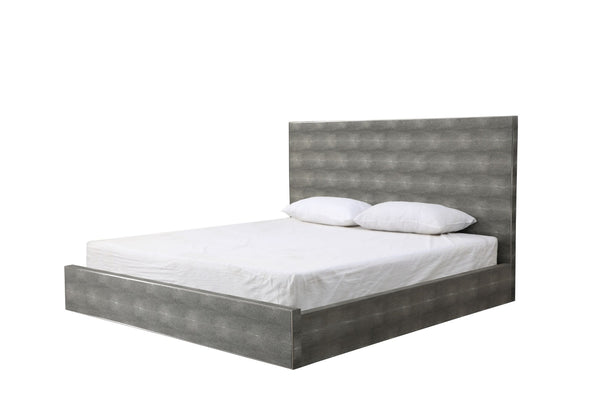 Modrest Dynasty - Eastern King Modern Shagreen Bed
