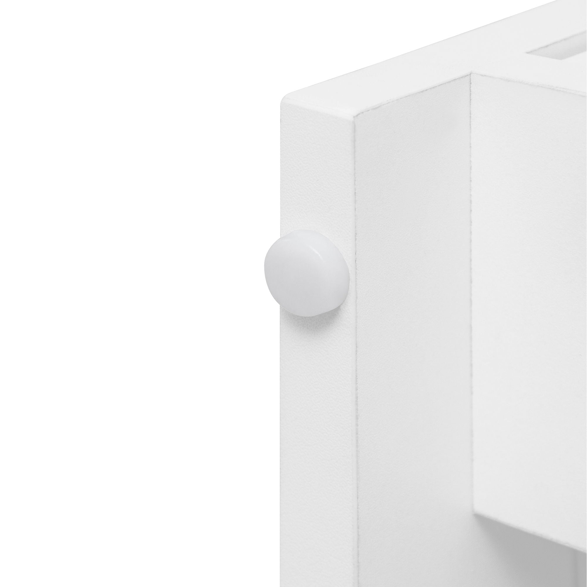 Wardrobe With 3 Drawers High Wardrobe Armoire With Rattan For Living Room Organizer - White