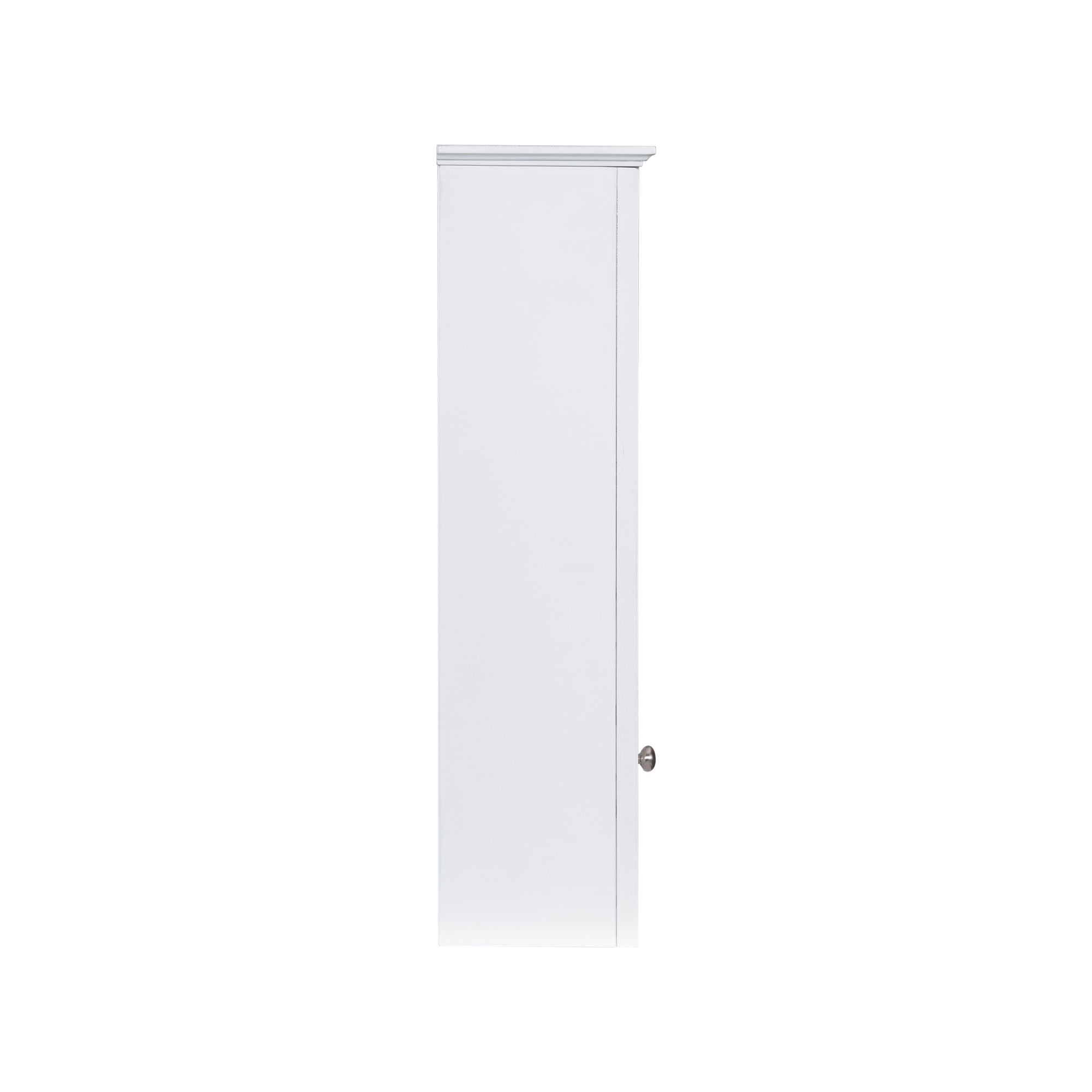 Bathroom Vanity With Top Sink, 2 Doors And 3 Drawers, Freestanding Set With Mirror Cabinet