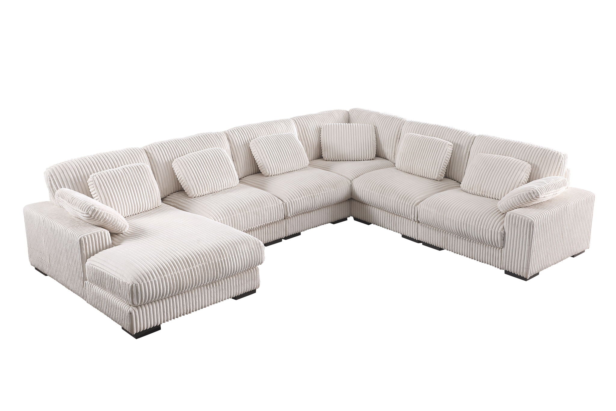 Nadine - Modular Corner Sectional Sofa With Left Facing Chaise