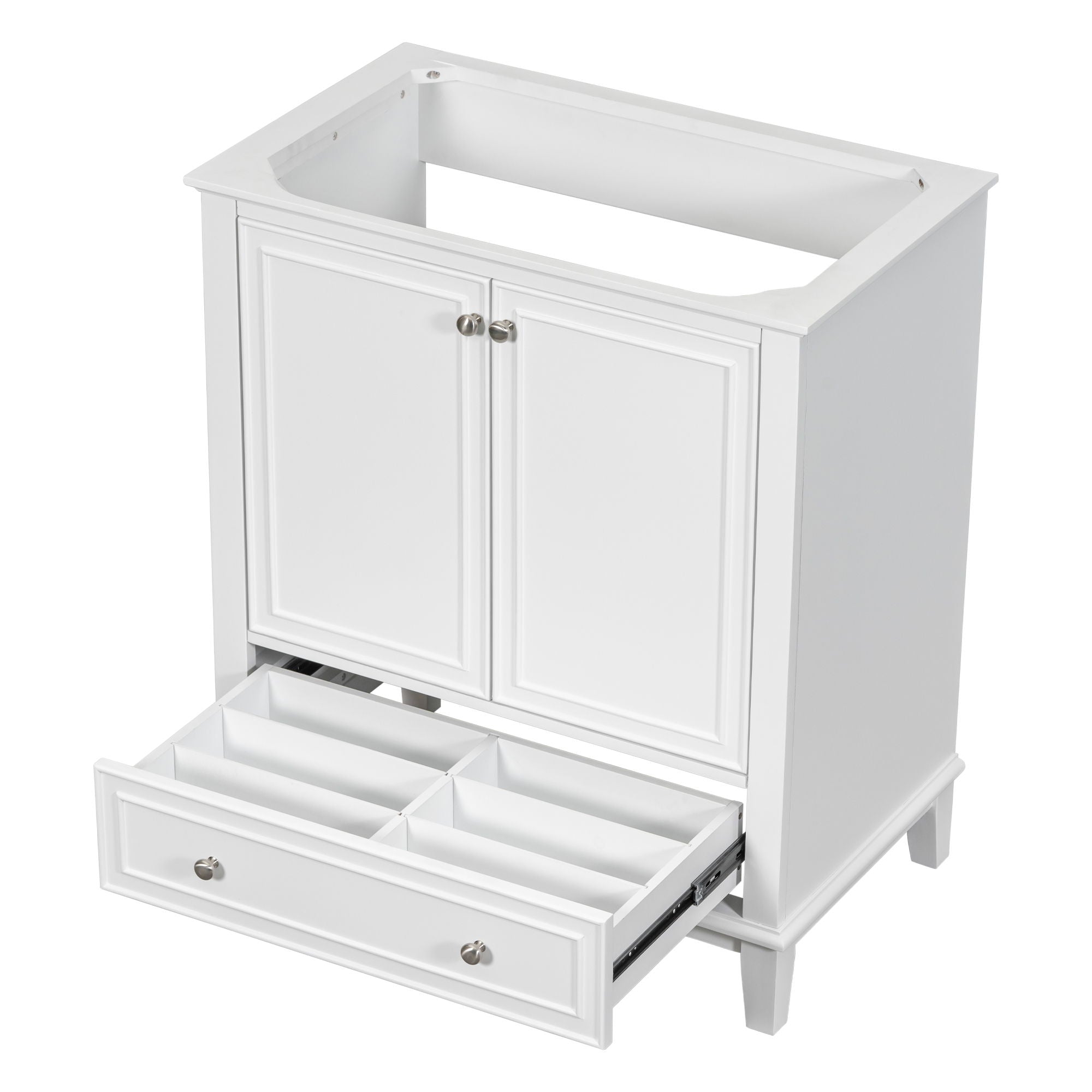 Modern Bathroom Vanity Base Only With Doors And Drawer