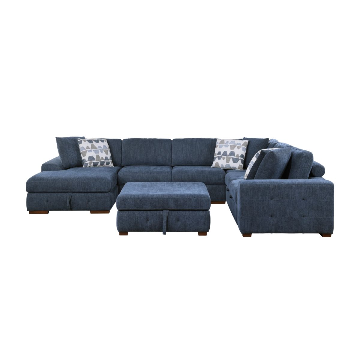 Raife - Sectional With Ottoman