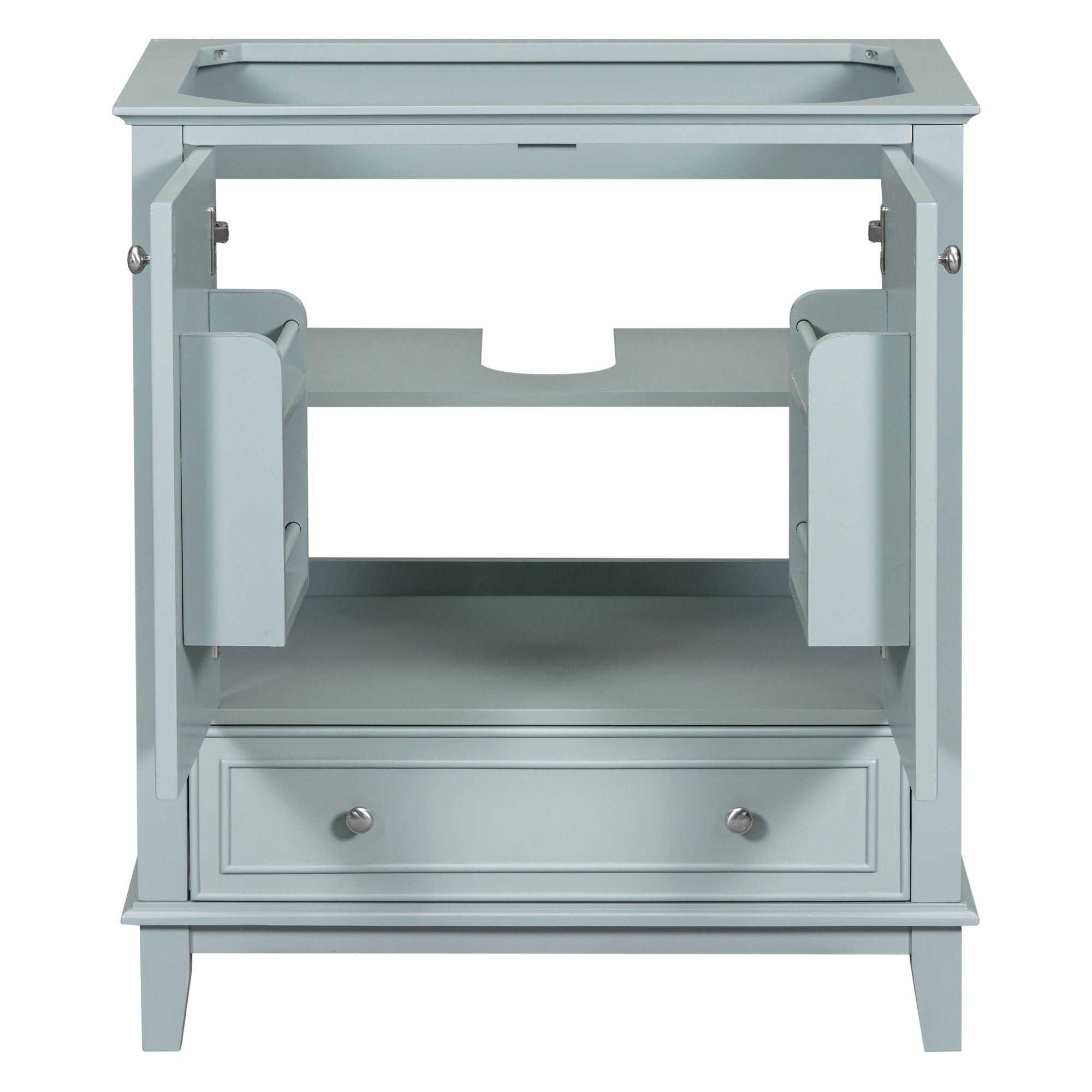 Modern Bathroom Vanity Base Only With Doors And Drawer