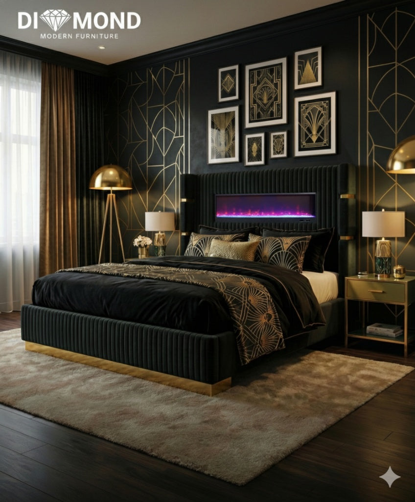 Ignite Black Bed frame