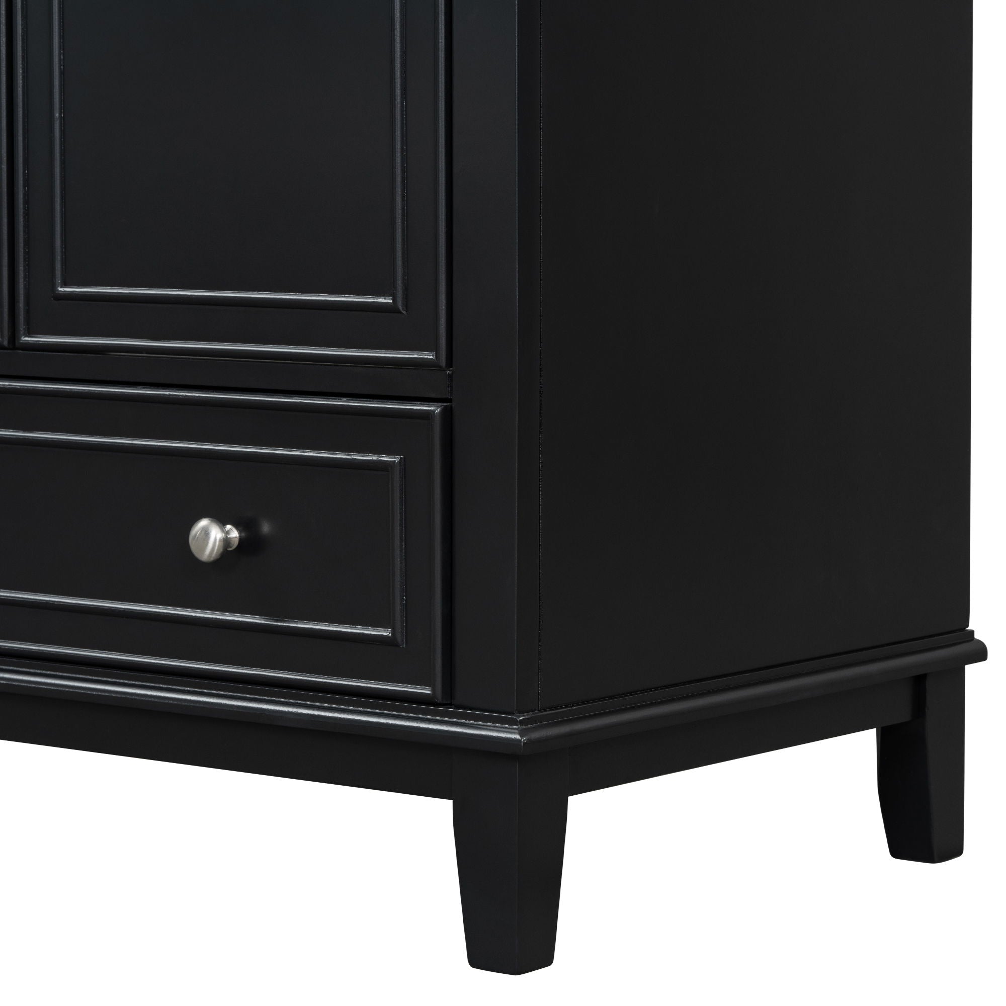 Modern Bathroom Vanity With Sink Combo, Multi Functional Cabinet With Doors And Drawer