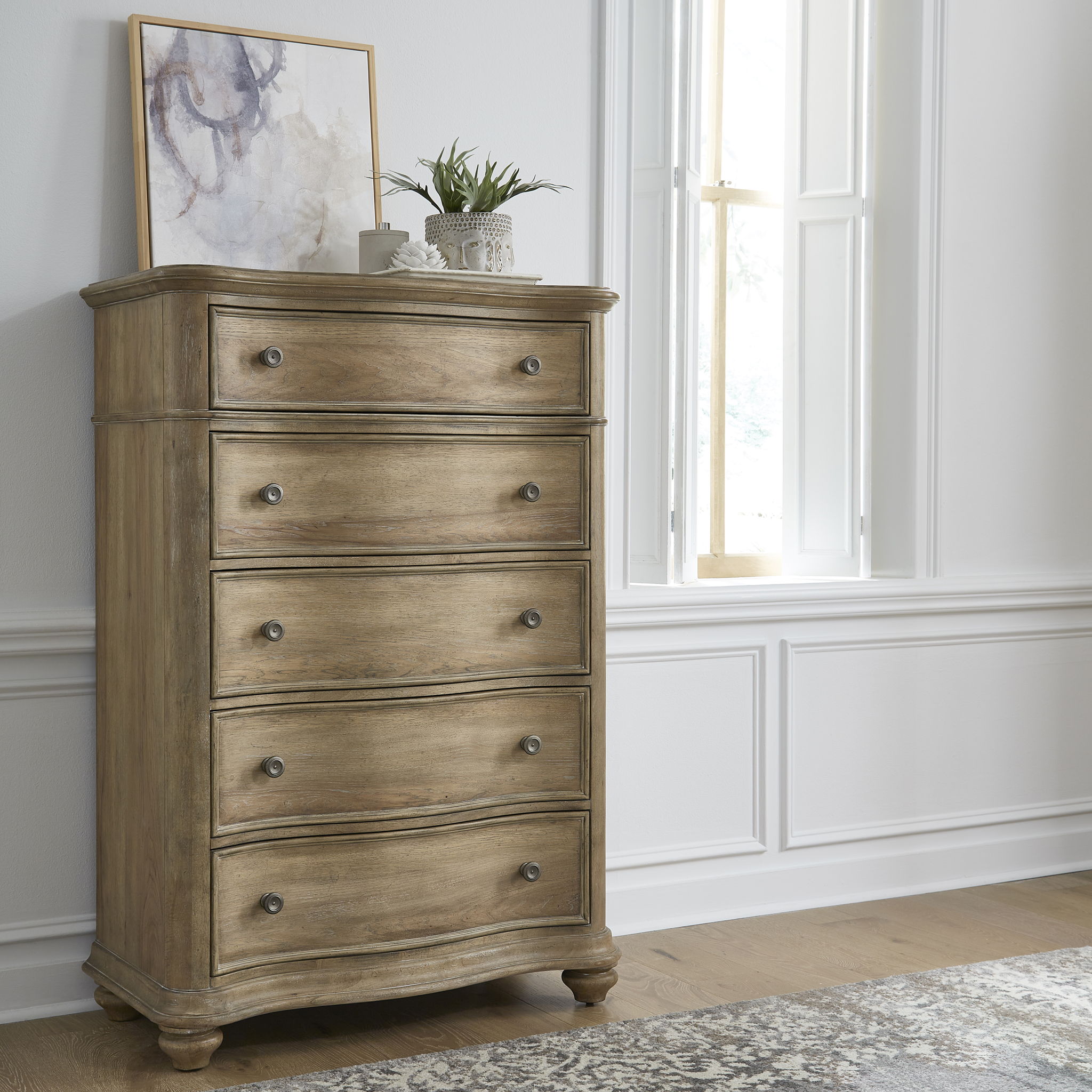Weston Hills - 5 Drawer Chest - Natural