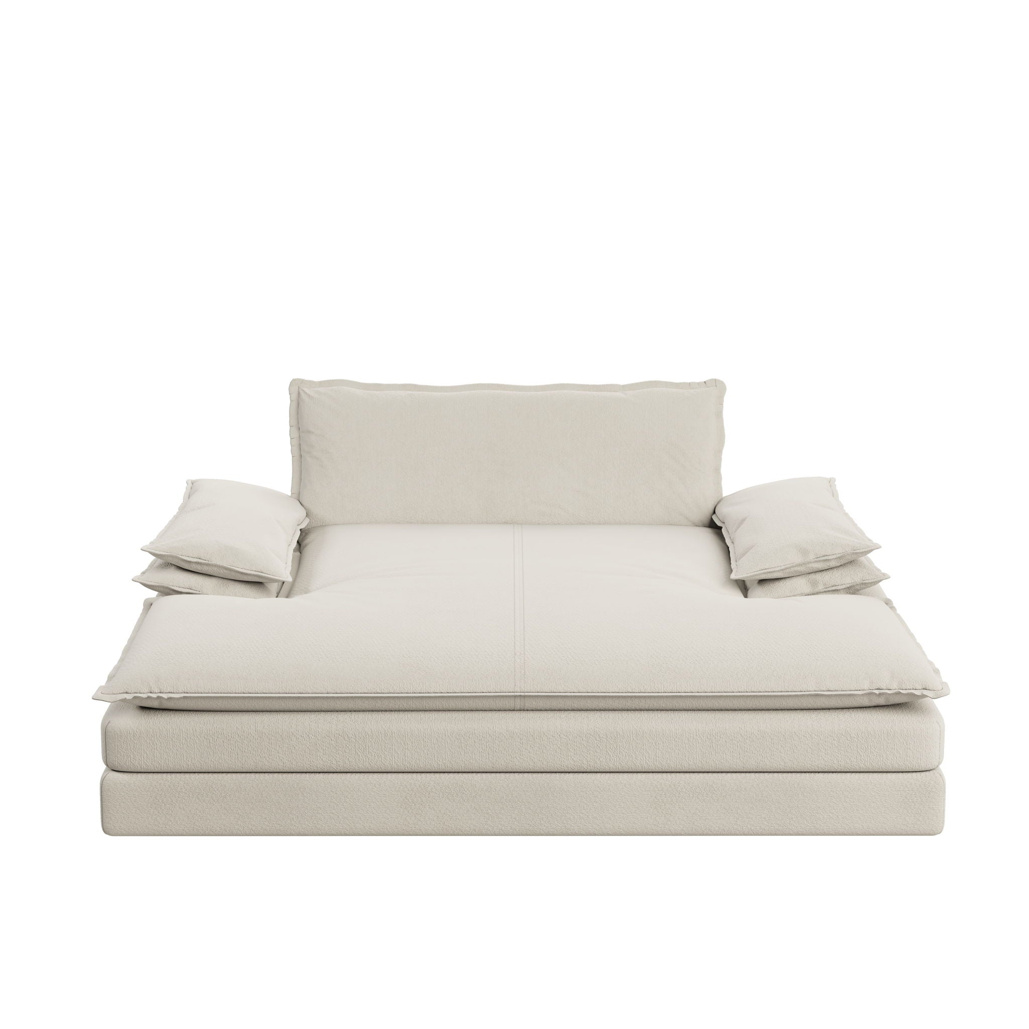 Modern Oversized Double Chaise Lounge Chair