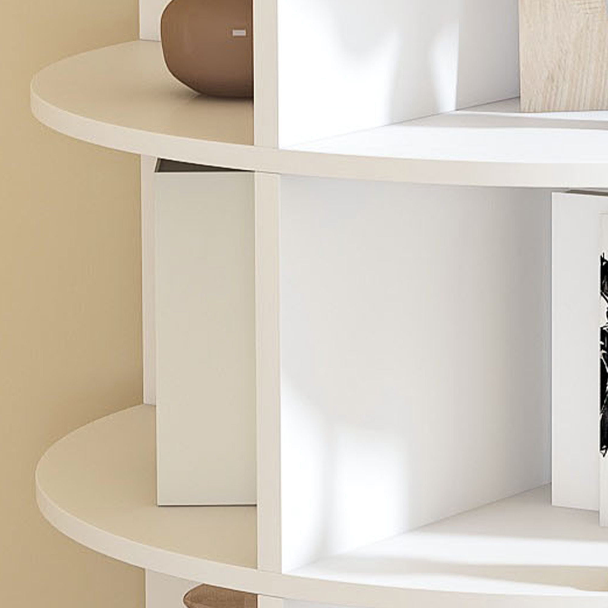 Rotating Shoe Rack Tower
