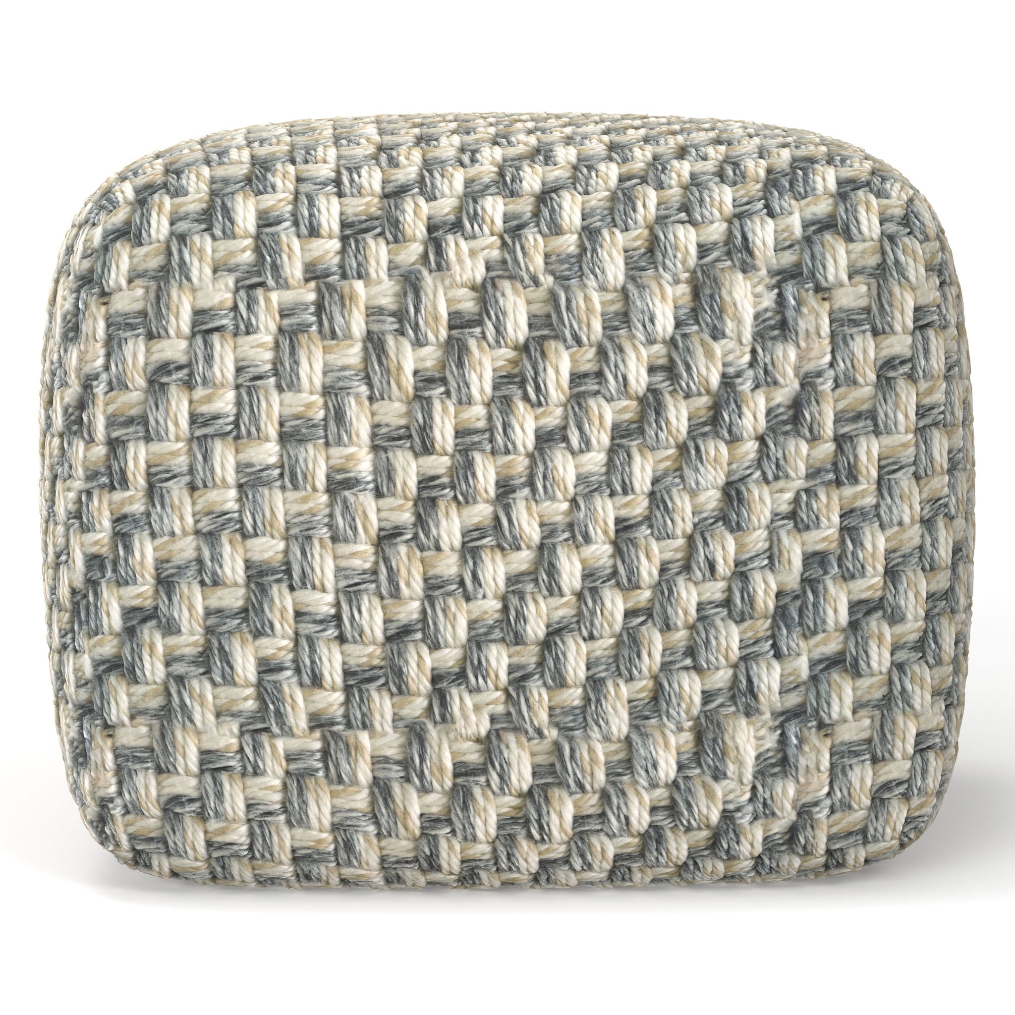 Beatrix - Square Pouf - Multicolor
