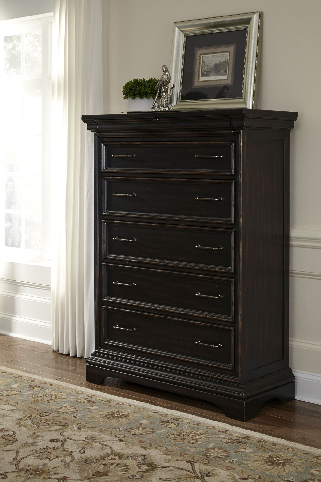 Caldwell - 6 Drawer Chest - Brown