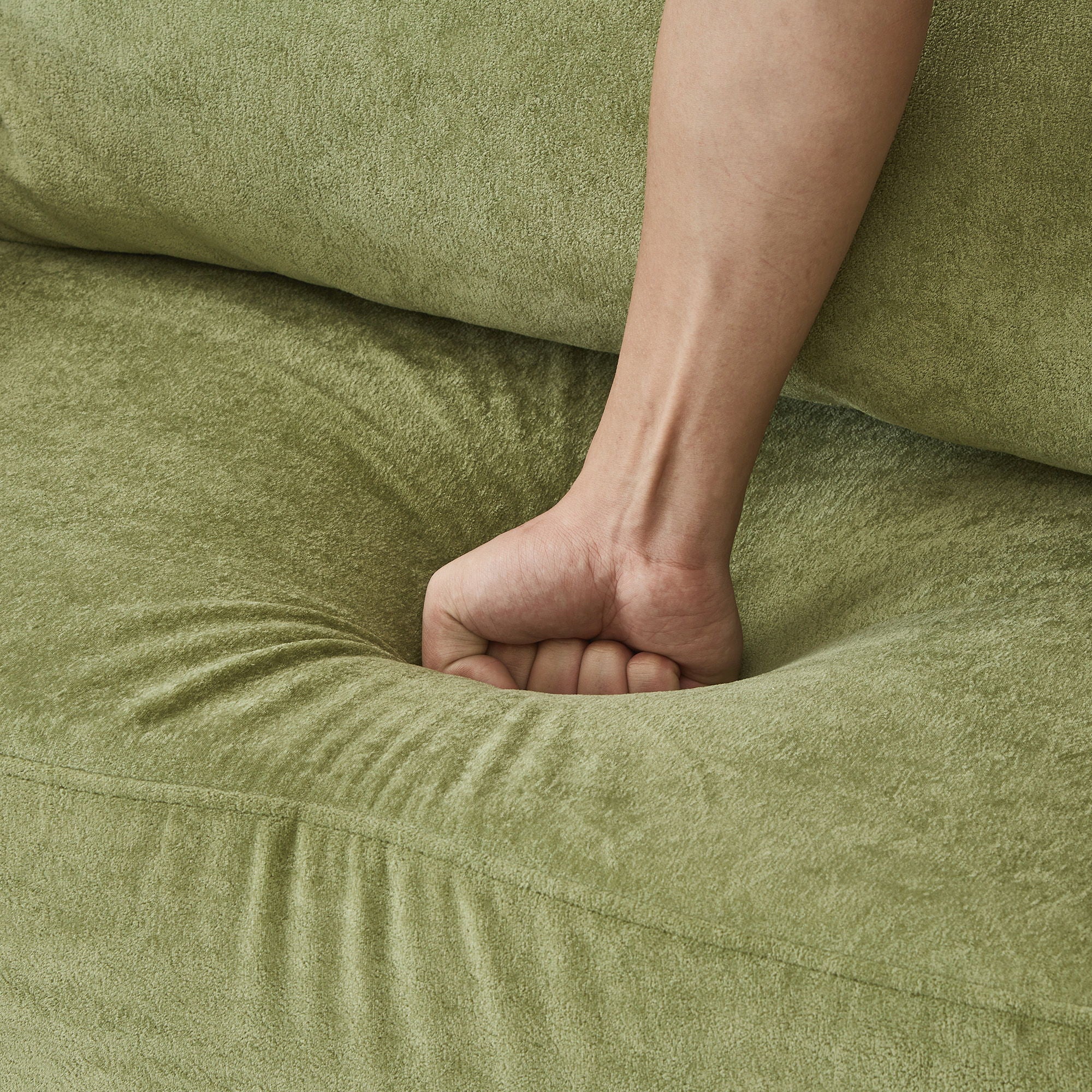 Modern Style Armchair Chaise Lounge Sofa Couch With Movable Storage Ottoman, USB Ports, Cup Holders, Phone Holder, Side Pockets