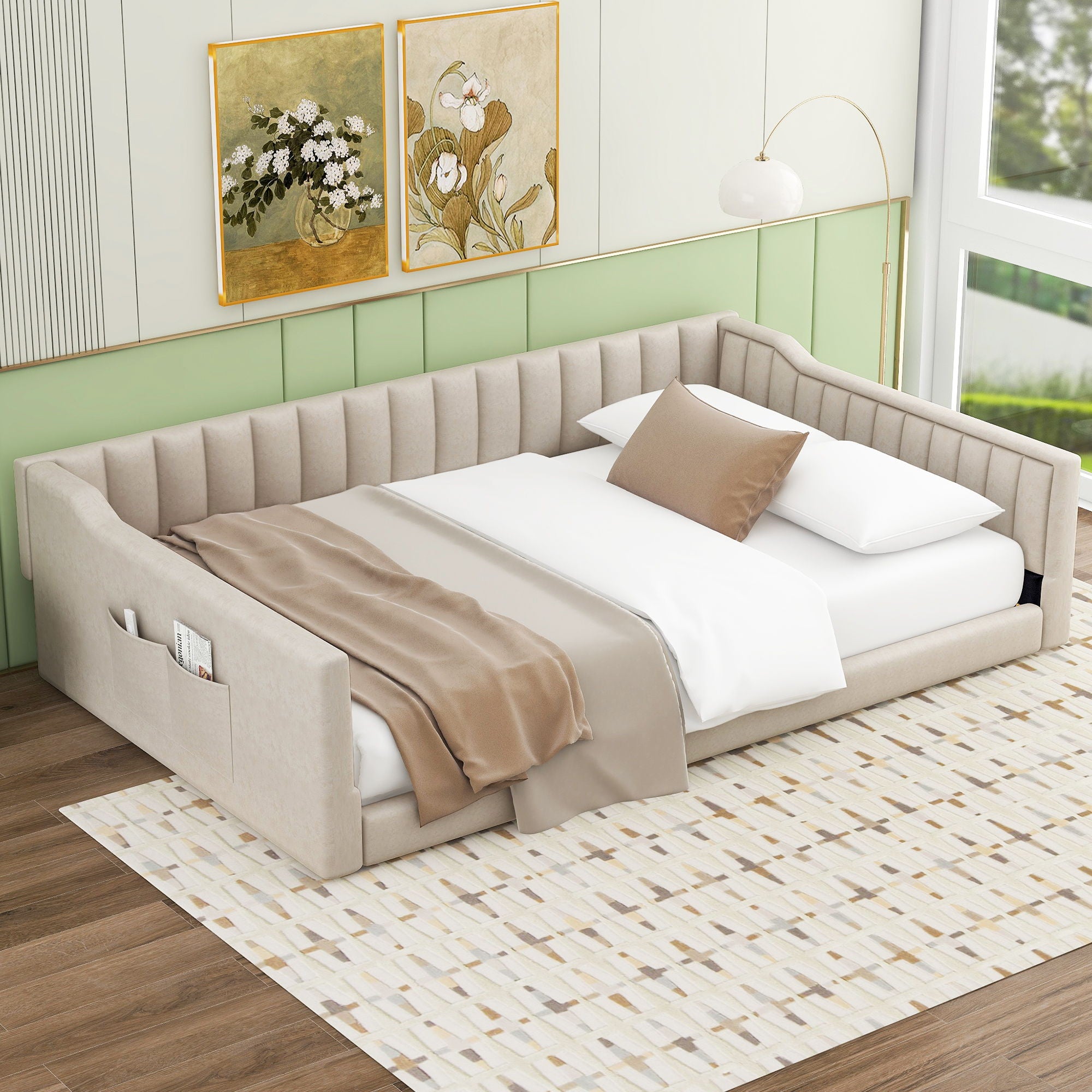 Daybed With Side Storage Pocket