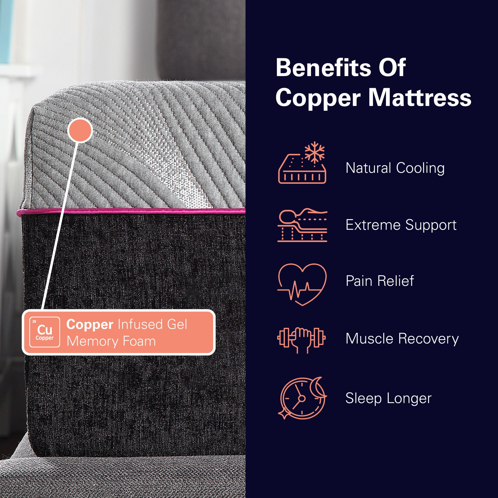 Renew - 11" Cooling Gelcare Memory Foam Mattress