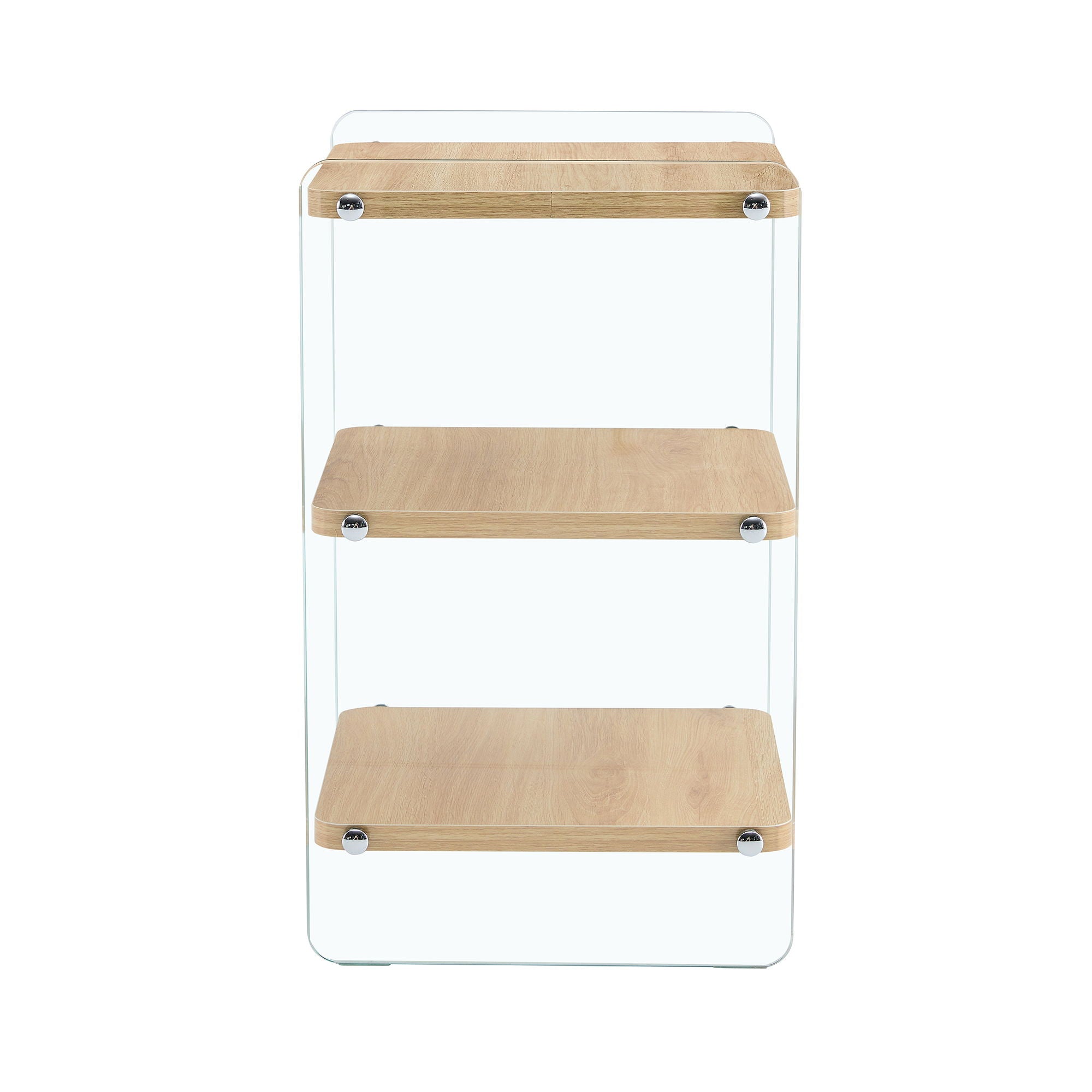 Modern 3 Layer Bedside Cabinet With Storage Function