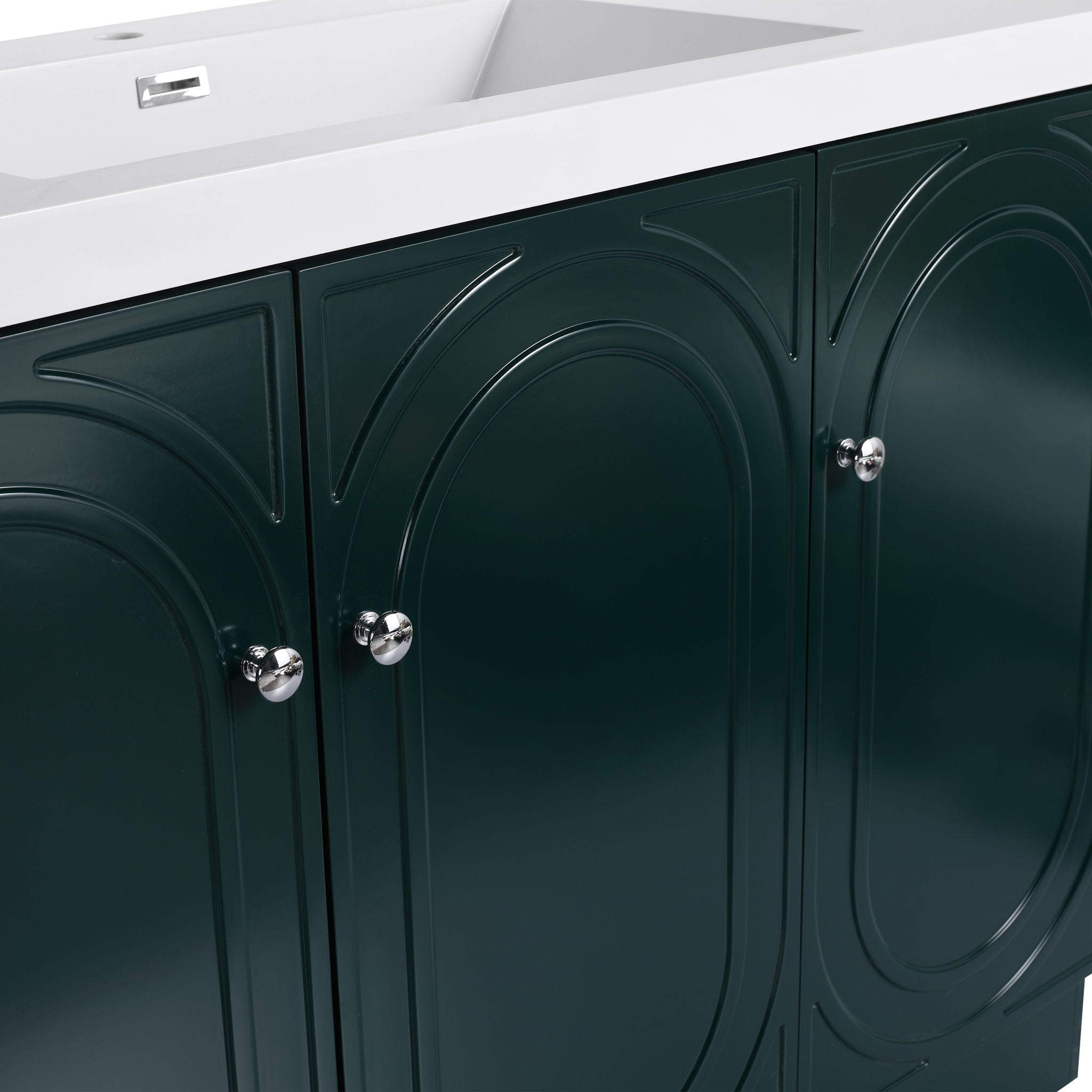Modern Freestanding Bathroom Vanity With Soft Close Cabinet Doors
