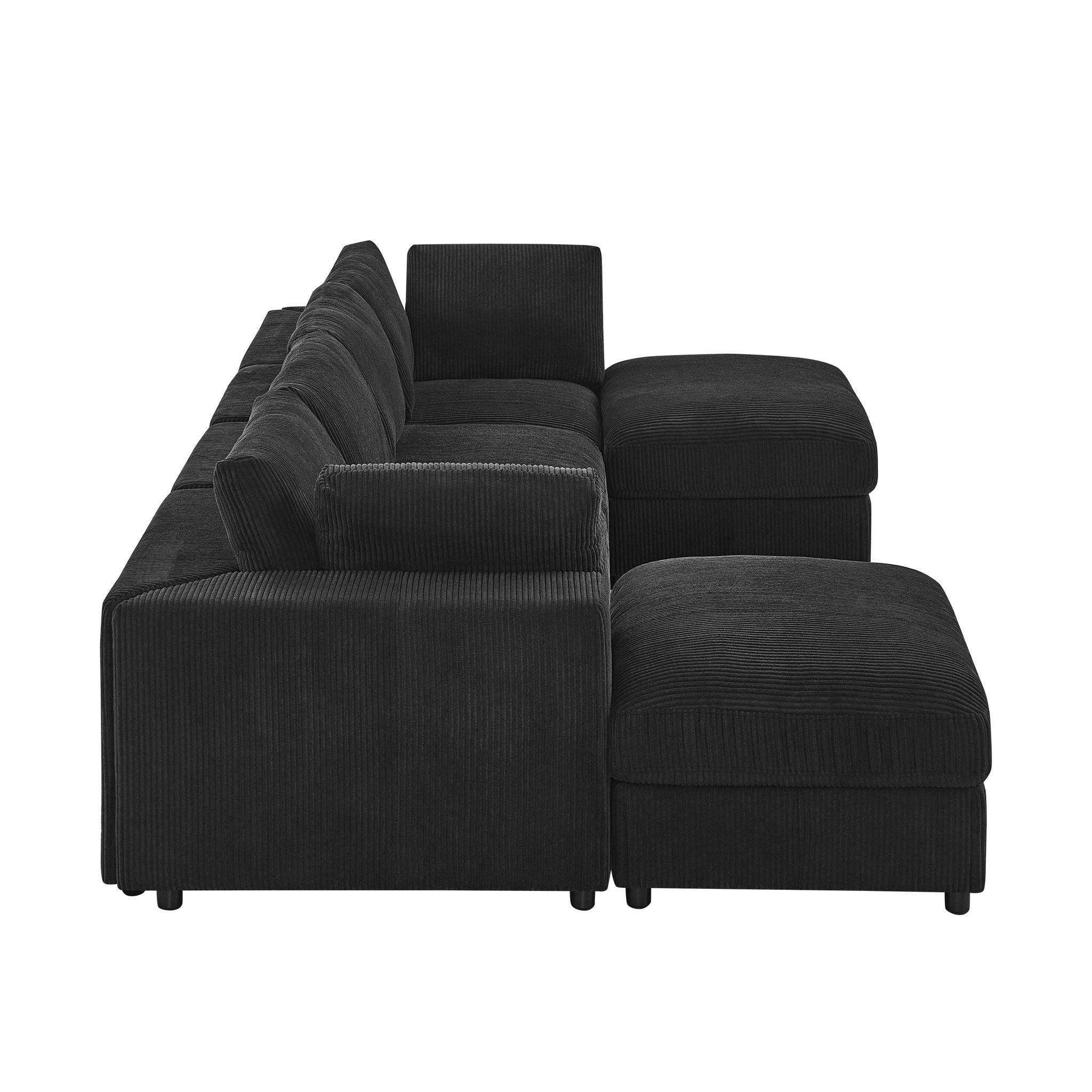 Modern Reversible Modular Sectional