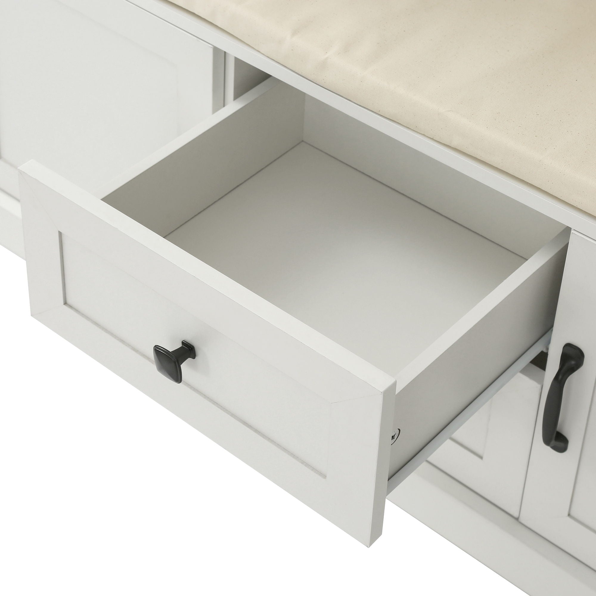 Hall Tree With 3 Hooks, Coat Hanger, Entryway Bench, Storage Bench, 3 In 1 Design